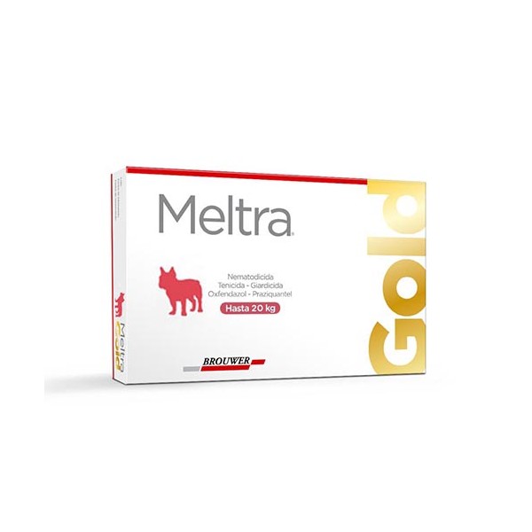Meltra Gold caja x 2 comprimidos hasta 20 kg 