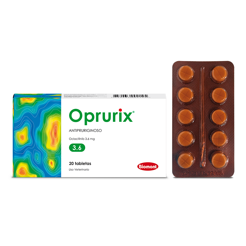Oprurix 3.6 mg (6 - 8.9 kg) caja x 20 tabletas 