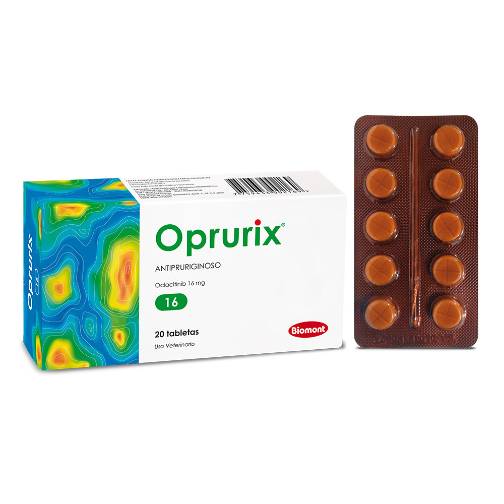 Oprurix 16 mg (27 - 39.9kg) caja x 20 tabletas
