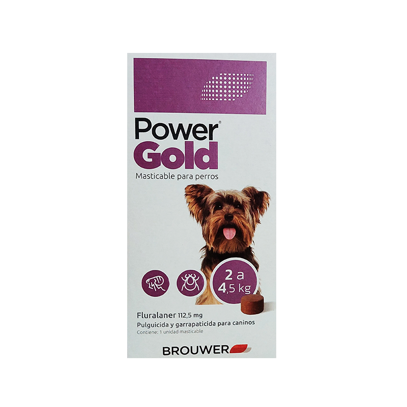 Power GOLD (Fluralaner) 112.5mg 2- 4.5 kg (lila)()