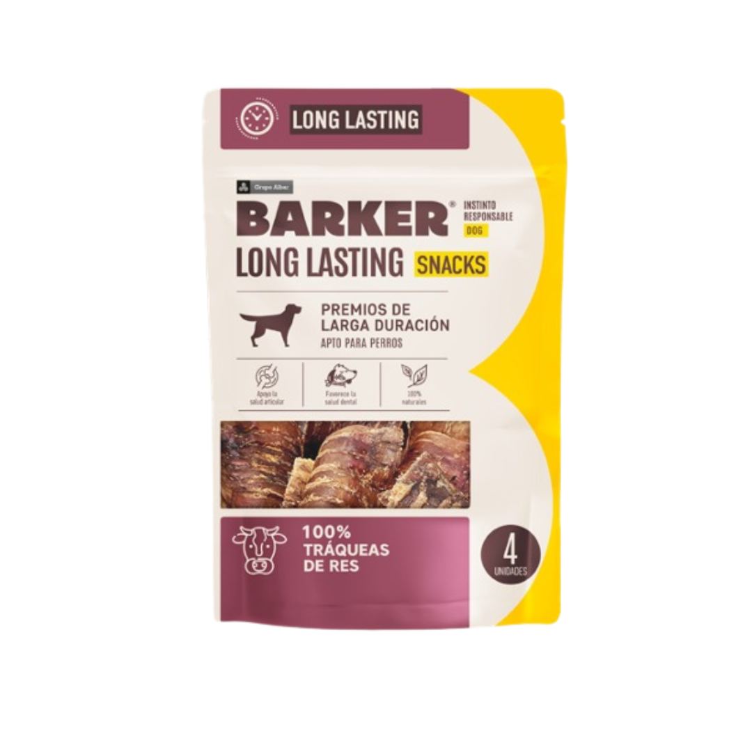 BARKER LONG LASTING tr?quea de res sobre x 4 unidades