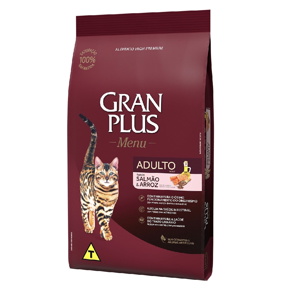 Gran Plus Gato Adulto SalmOn y arroz bolsa original x kg