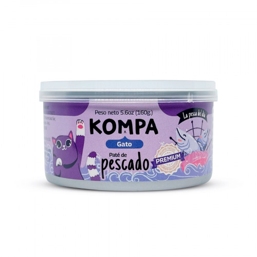 Kompa pate de pescado lata x 160g