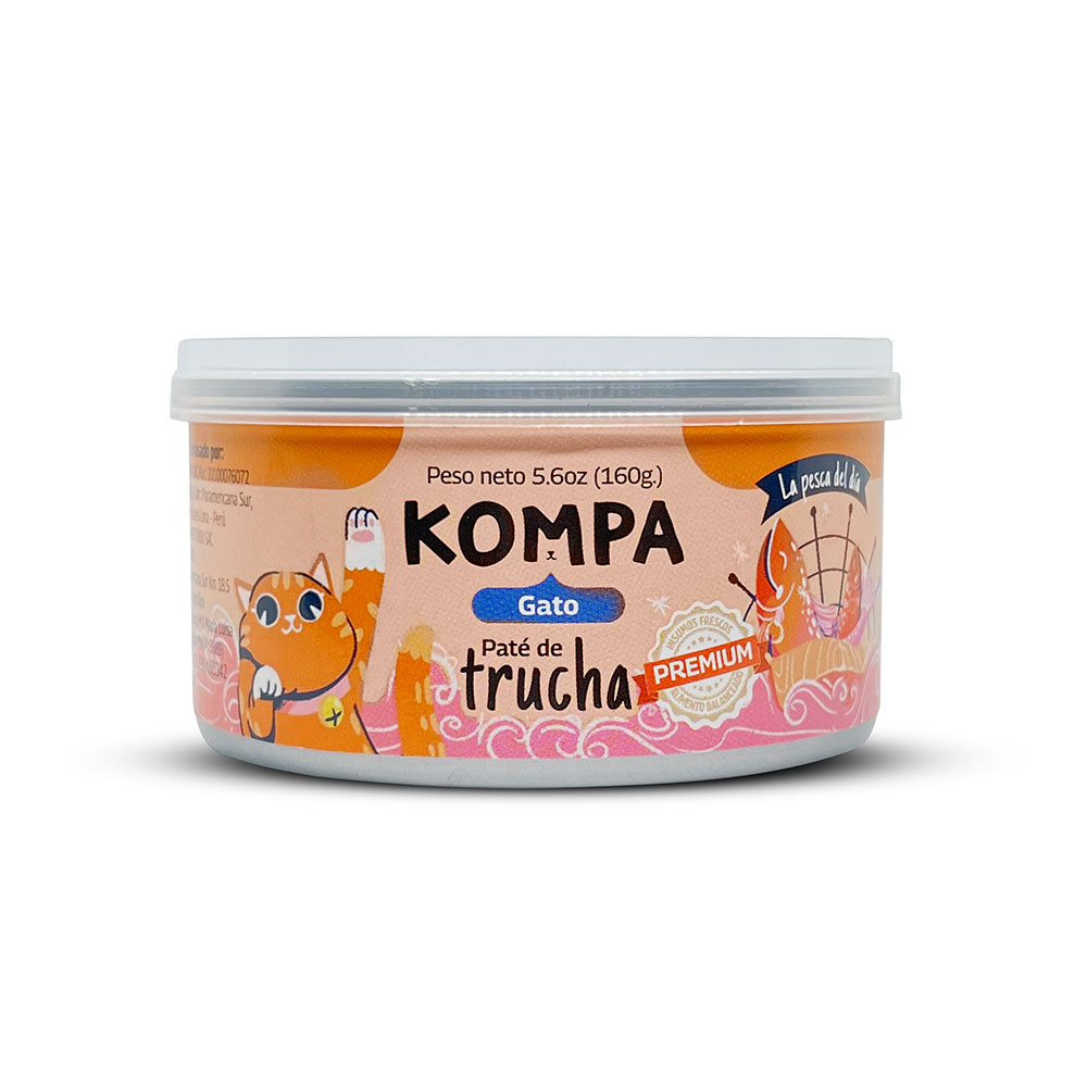 Kompa pate de trucha lata x 160 g