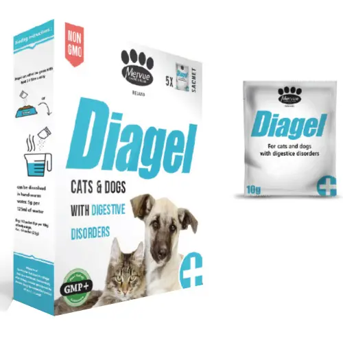 Mervue Diagel Cat&Dog caja x 5 sachet x 10 g