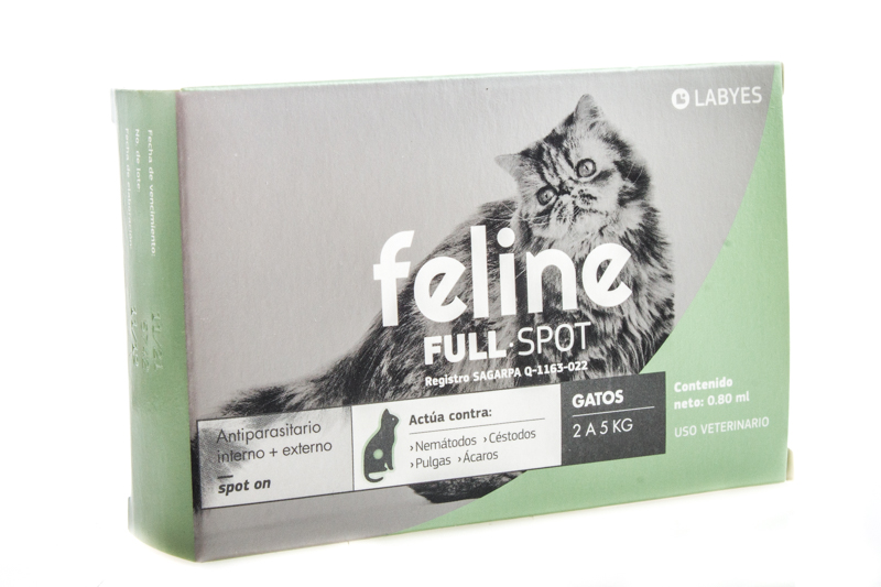 Feline Full-Spot (interno y externo) de 2.1 - 5 kg (verde)