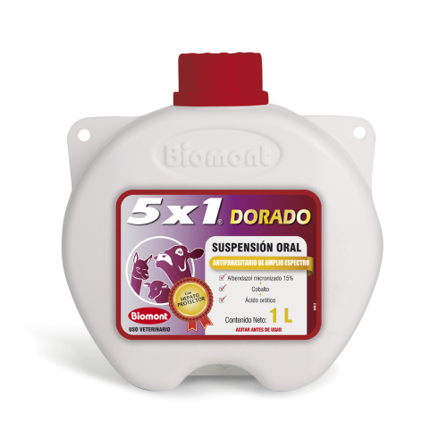 5 x 1 dorado frasco x lt