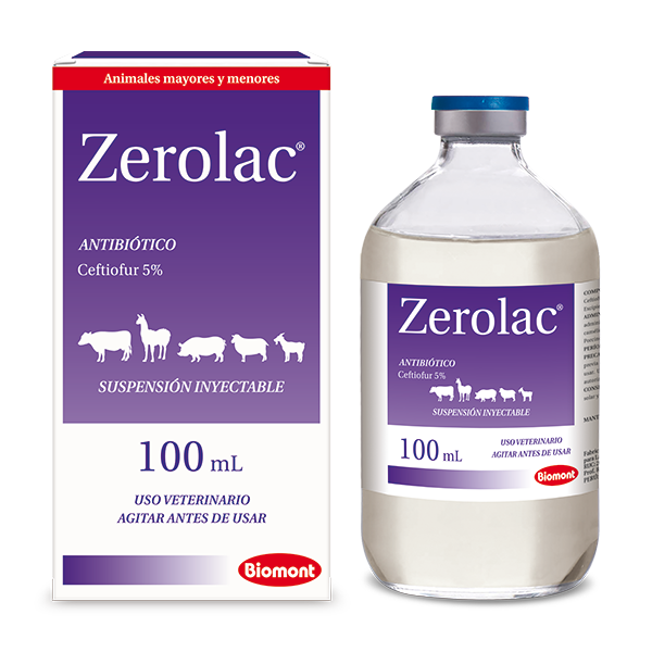 Zerolac (Ceftiofur) frasco x 100 mL