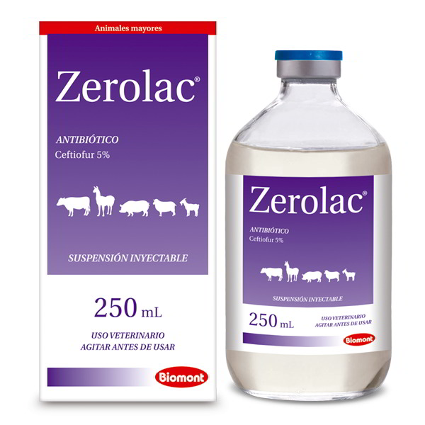 Zerolac (Ceftiofur) frasco x 250 mL