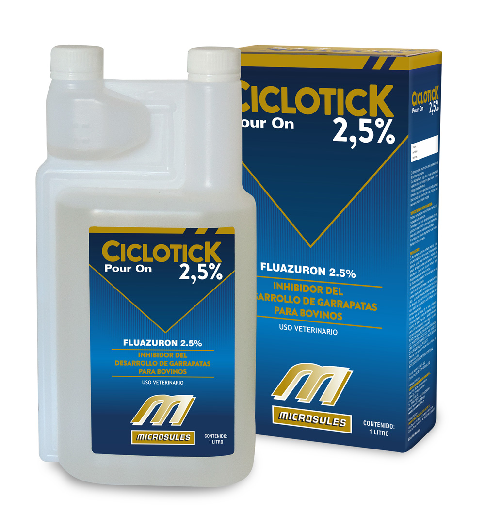 Ciclotick 2.5% (Fluazuron) frasco x 250 mL