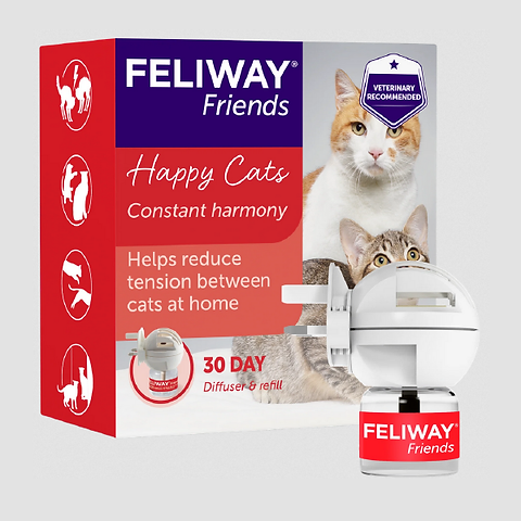 FELIWAY FRIENDS (feromona tranquilizante antiestres) Difusor + Recarga x 48 mL