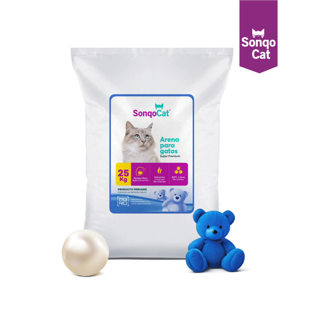Arena Sanitaria SonQocat PERLADO PREMIUM BEBE saco x 25 kg