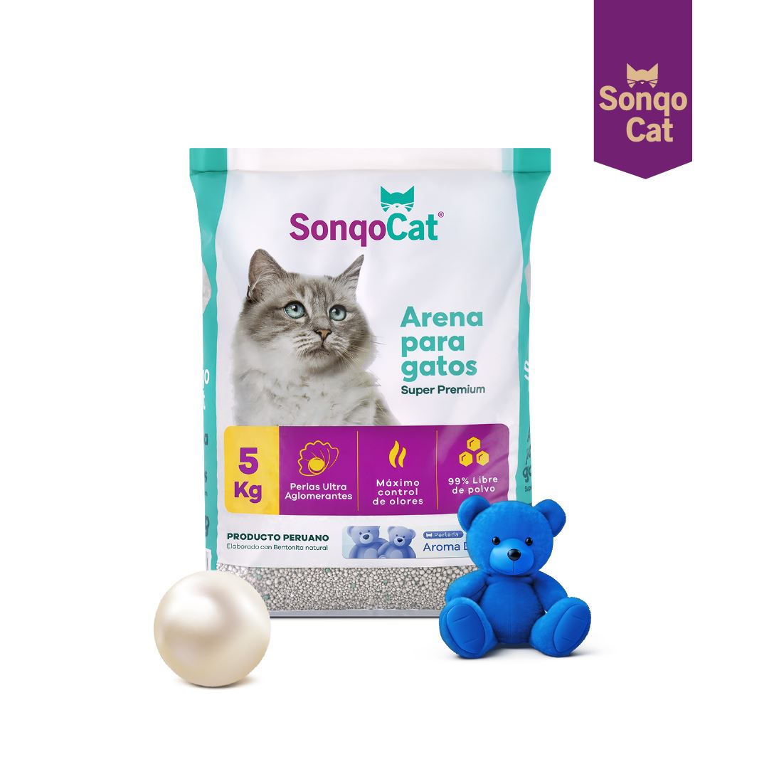 Arena Sanitaria SonQocat PERLADO PREMIUM BEBE bolsa x 5 kg