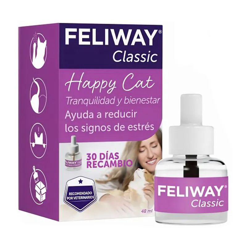 FELIWAY Classic (feromona tranquilizante antiestres) RECARGA x 48 mL