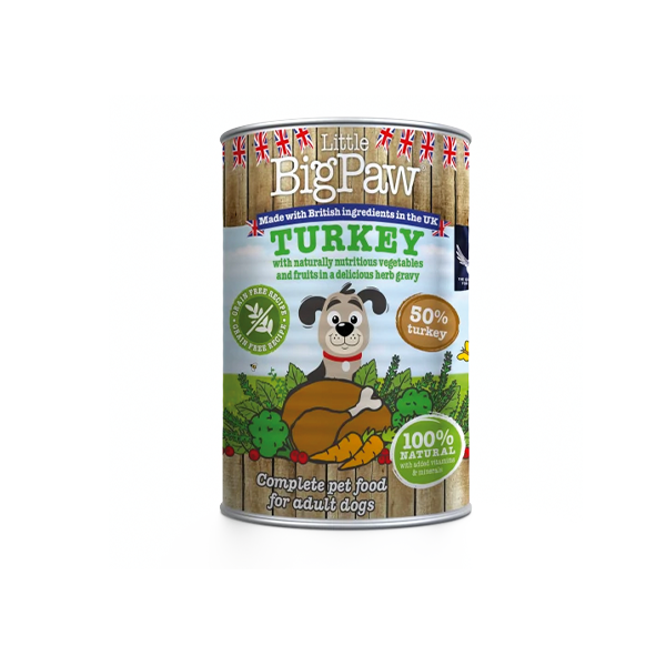 LITTLE BIG PAW PERROS C LBP TURKEY CRANBERRIES BROCOLI Lata x390 g