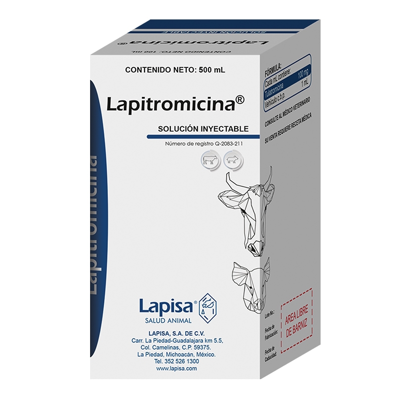 Lapitromicina (tulatromicina) frasco x 100 mL