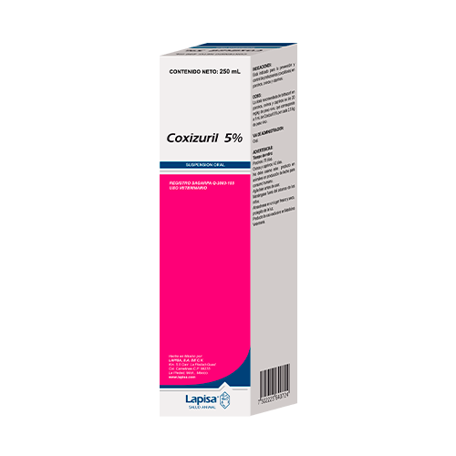 Coxizuril 5% (Toltrazuril) frasco x 250 mL