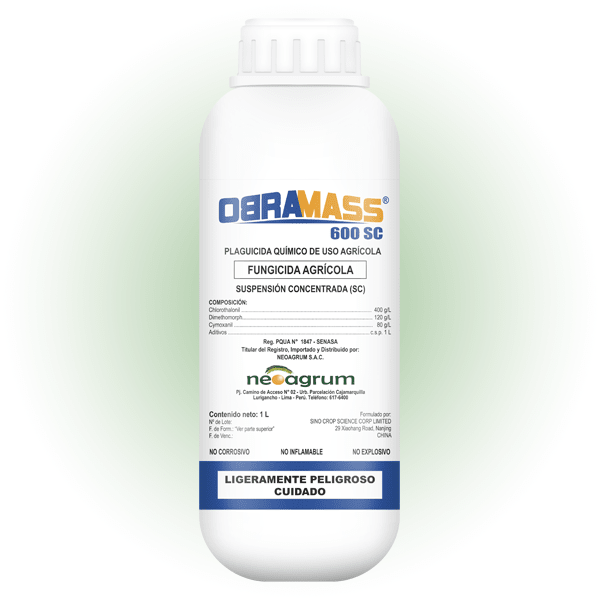 Obramass 600 SC (fungicida) frasco x lt