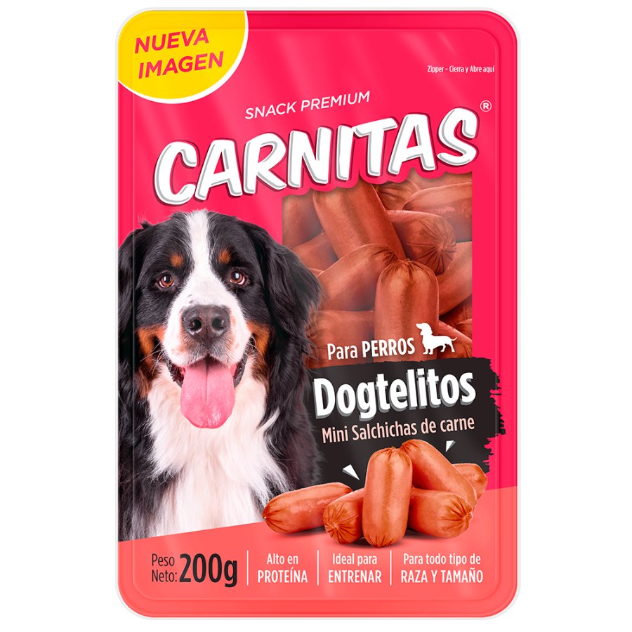 Snack Dogtelitos (mini salchichas) sobre x 200 g
