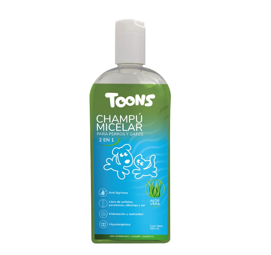 Champu Micelar Toons frasco x 365 mL