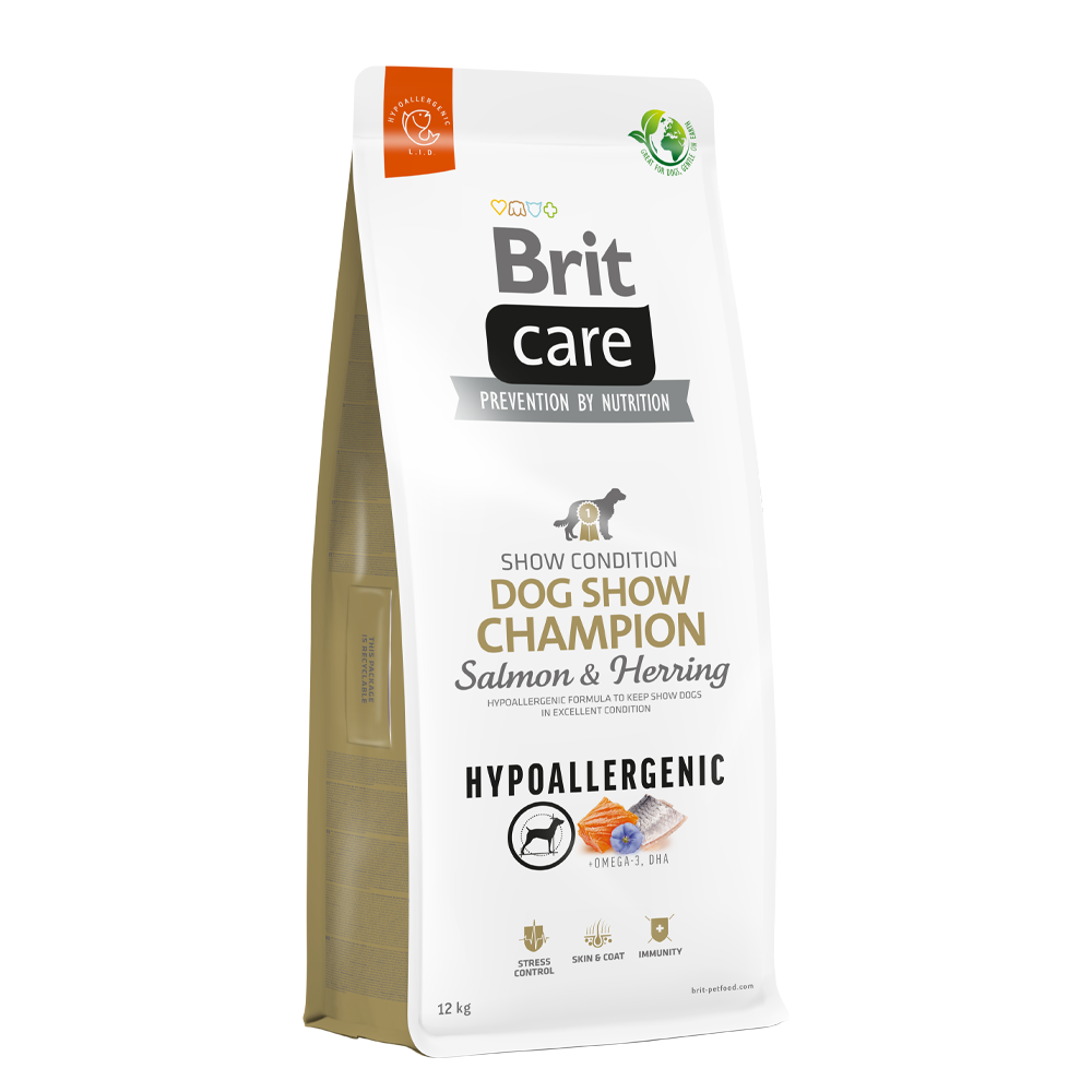 Brit Care Dog Hypoallergenic Dog Show Champion saco x 12 kg