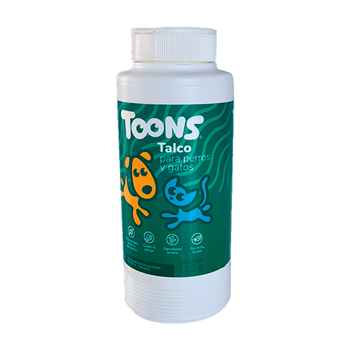 Talco antipulgas Toons pote x 125 g