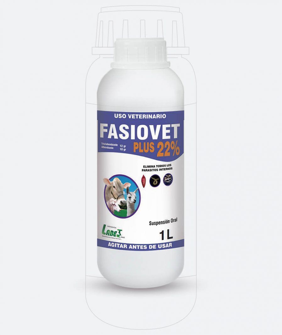 Fasiovet Plus 22% (triclalbendazol + Albendazol) frasco x 30 mL