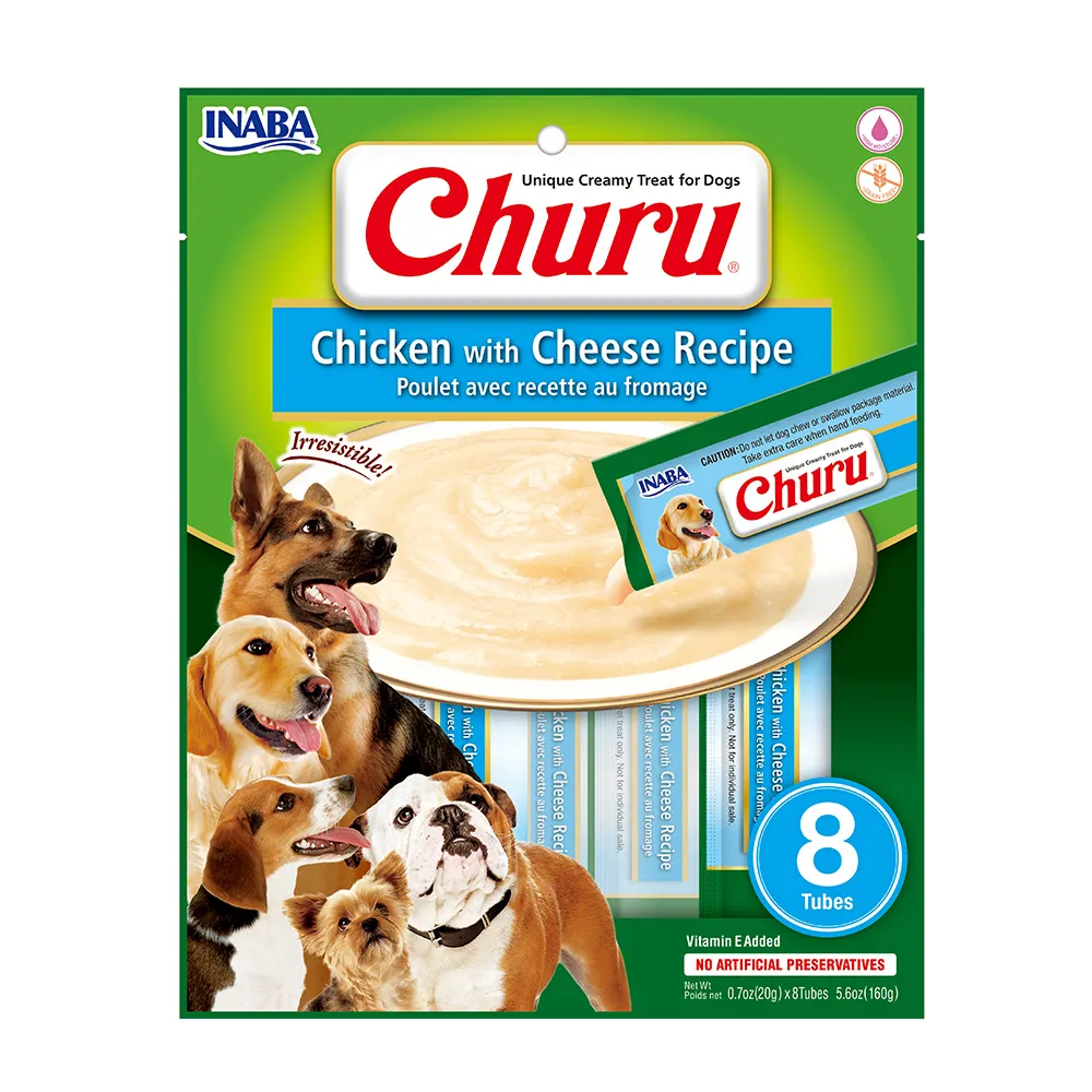 CHURU DOG Chiken with Cheese Recipe sobre x 8 tubos