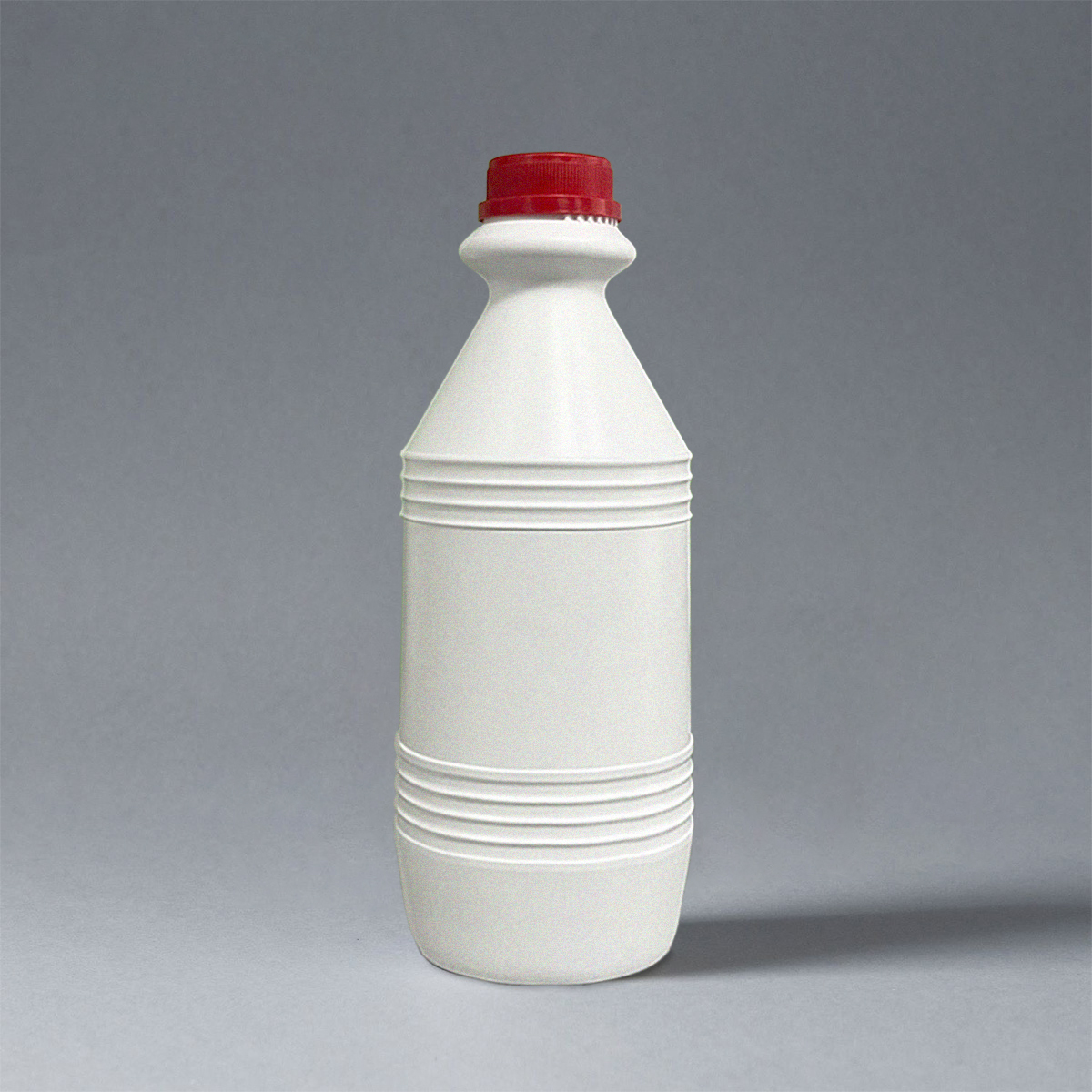 Envase Plastico Botella Redondo para Yogurt cap 1000 mL x unidad