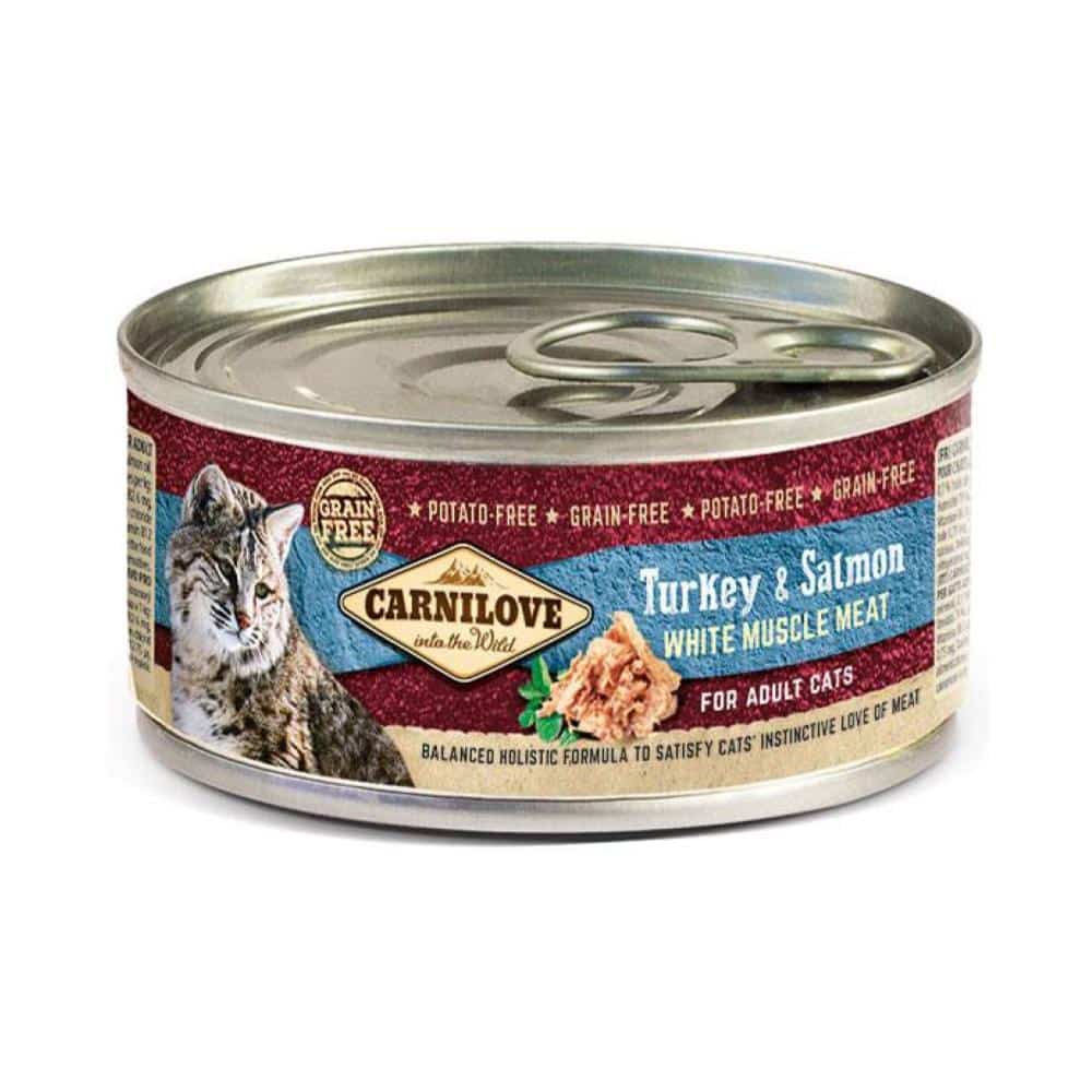 Carnilove CAT Turkey and Salmon for adult lata x 100g