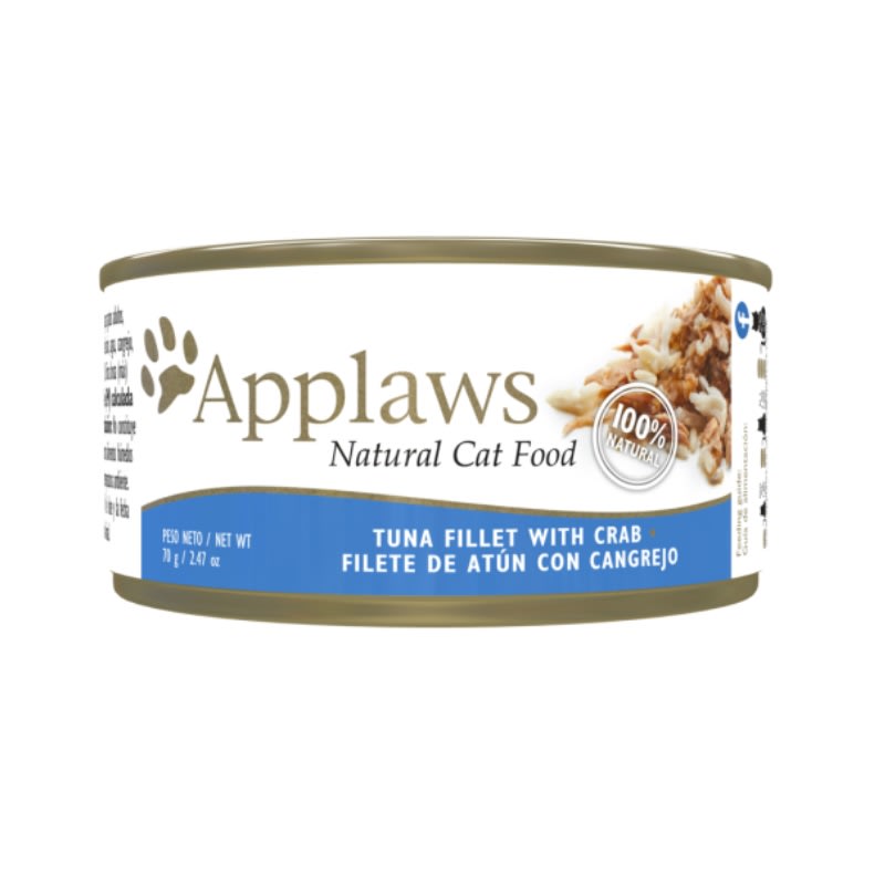 Applaws Filete de Atun con Cangrejo lata x 70g
