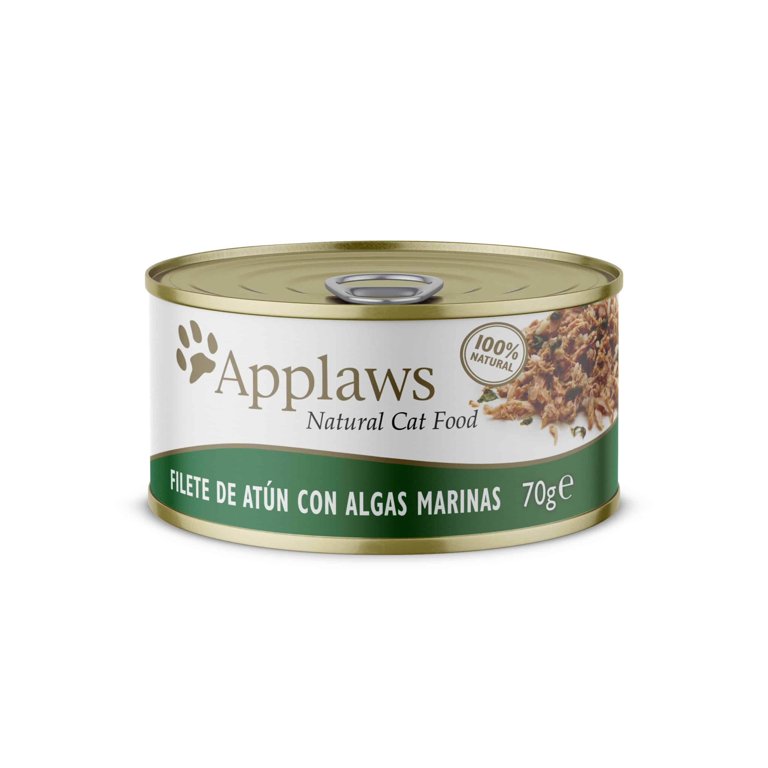 Applaws Filete de Atun con Algas Marinas lata x 70g