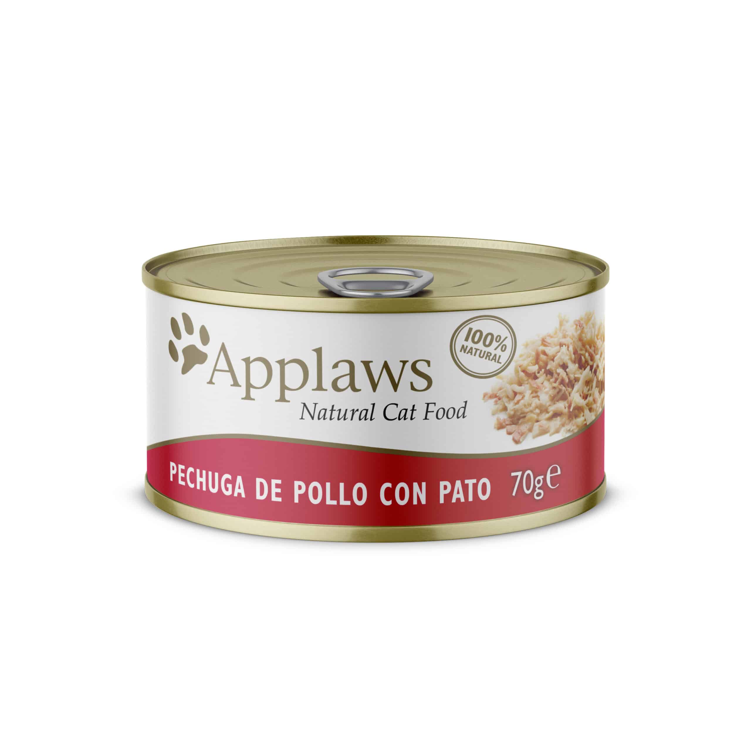 Applaws Filete de Pechuga de Pollo con Pato lata x 70g