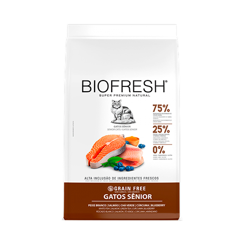BIOFRESH GATO Adulto SENIOR Pescado Blanco bolsa x 1.5 kg