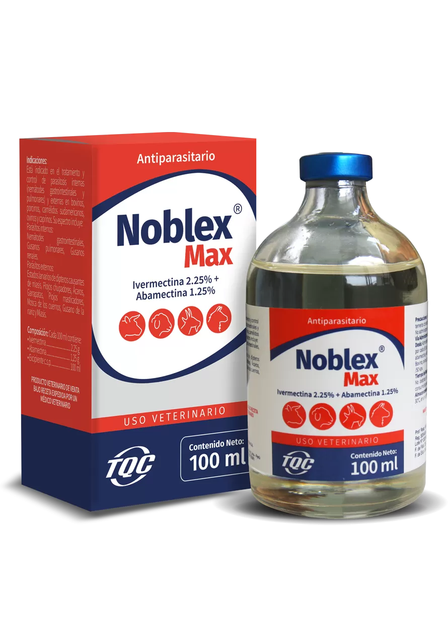 Noblex Max 3.5% (ivermectina + Abamectina) frasco x 500 mL