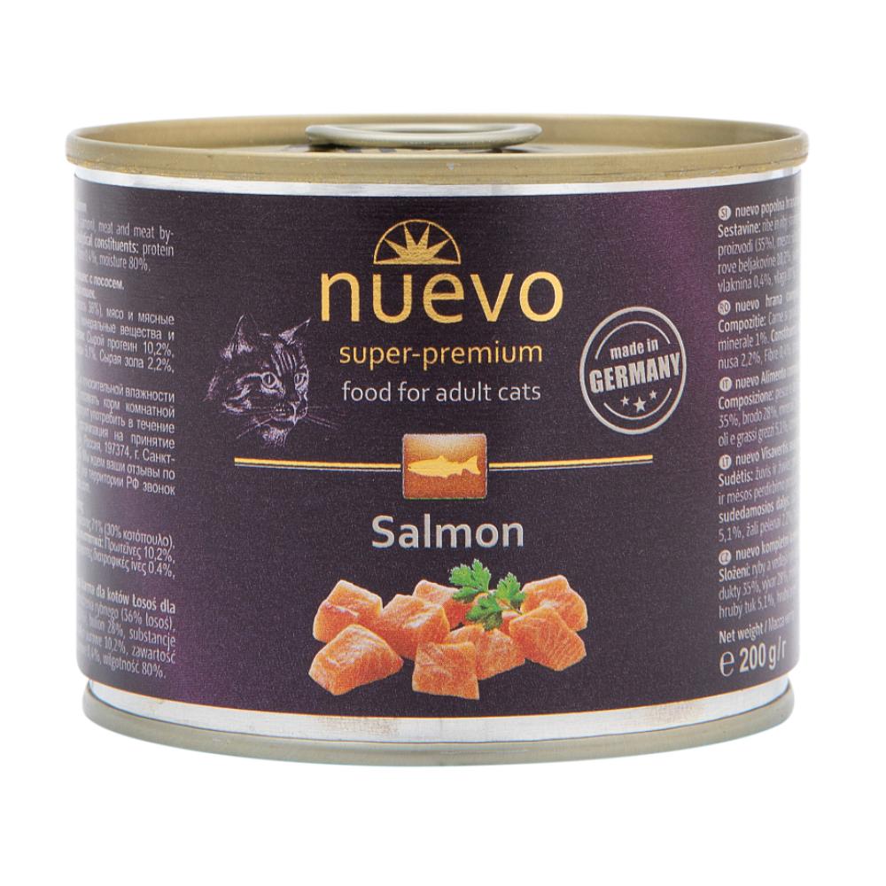 NUEVO Super Premium GATO Adulto Salmon lata x 200 g