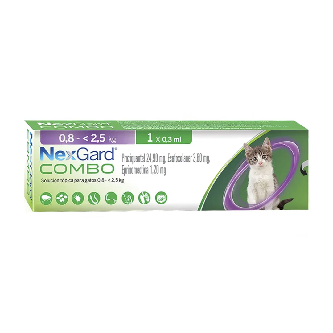 Nex Gard Combo Cat L x 0.3 mL (< 2.5 kg) 