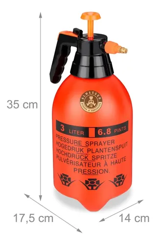 Pulverizadora (rociador) Sprayer Naranja manual x 3 lt