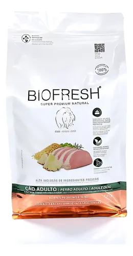 BIOFRESH PERRO Adulto Mini cerdo y pina bolsa x 10.1 kg