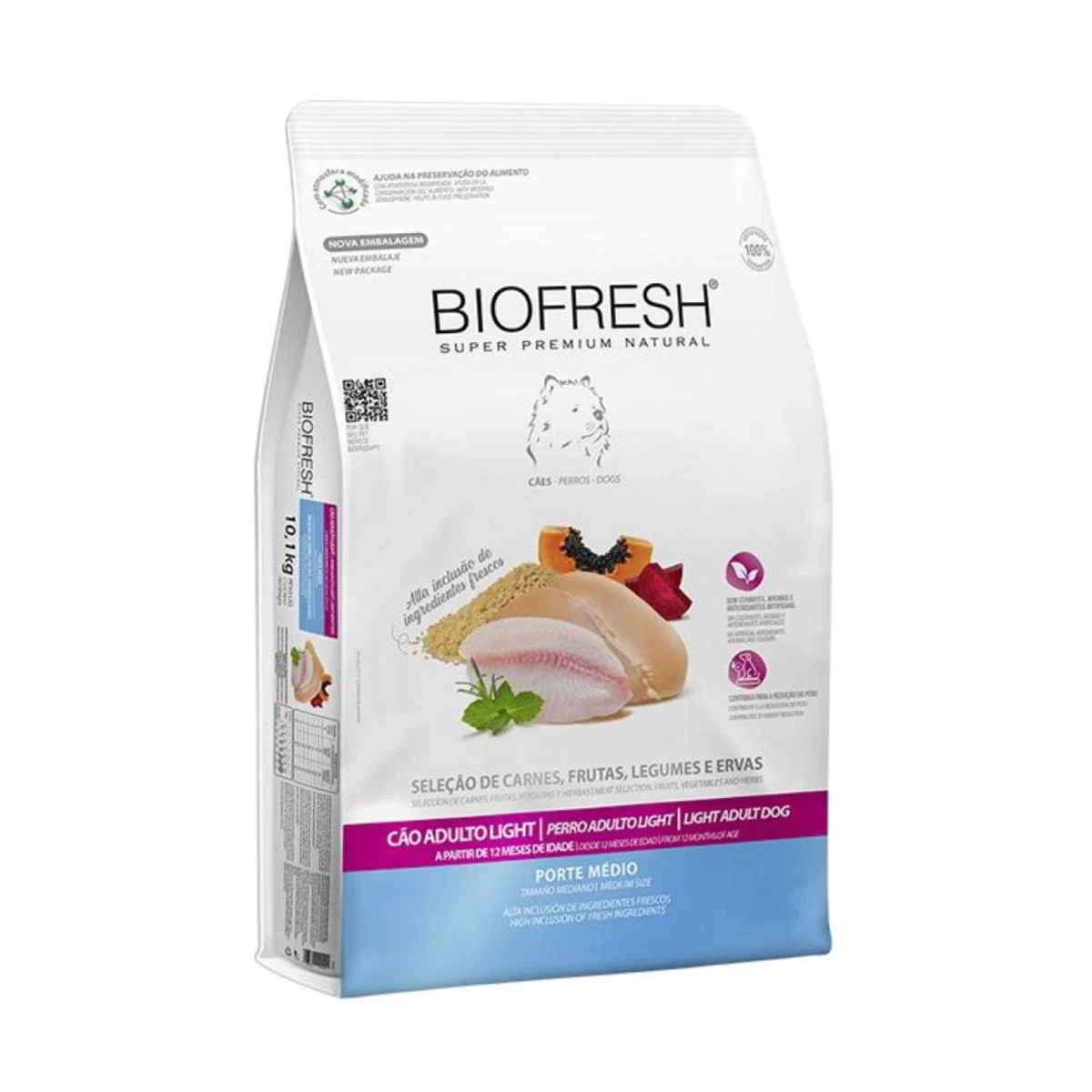 BIOFRESH PERRO Adulto Light Medium Carnes MIX  bolsa x 10.1 kg