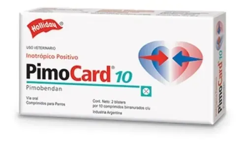 PimoCard 10 mg caja x 20 comprimidos