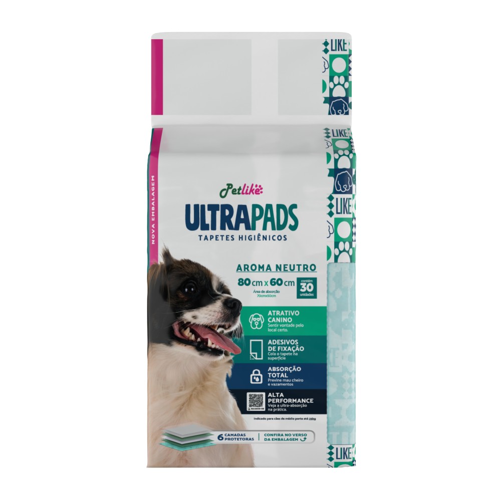 Ultrapads Neutro (panos absorbentes) 80 x 60 paquete x 30 unidades