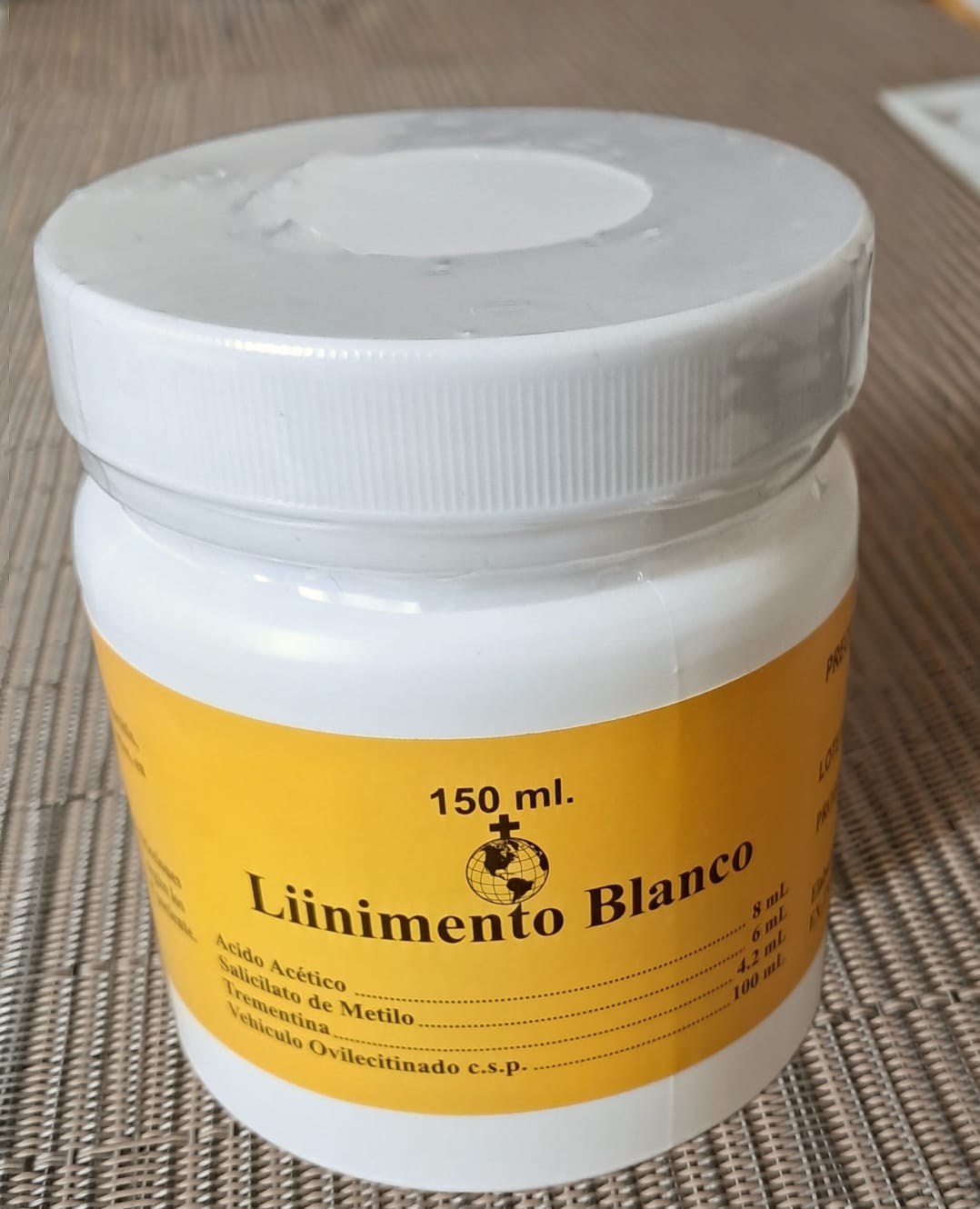 Linimento Blanco pote x 150 mL