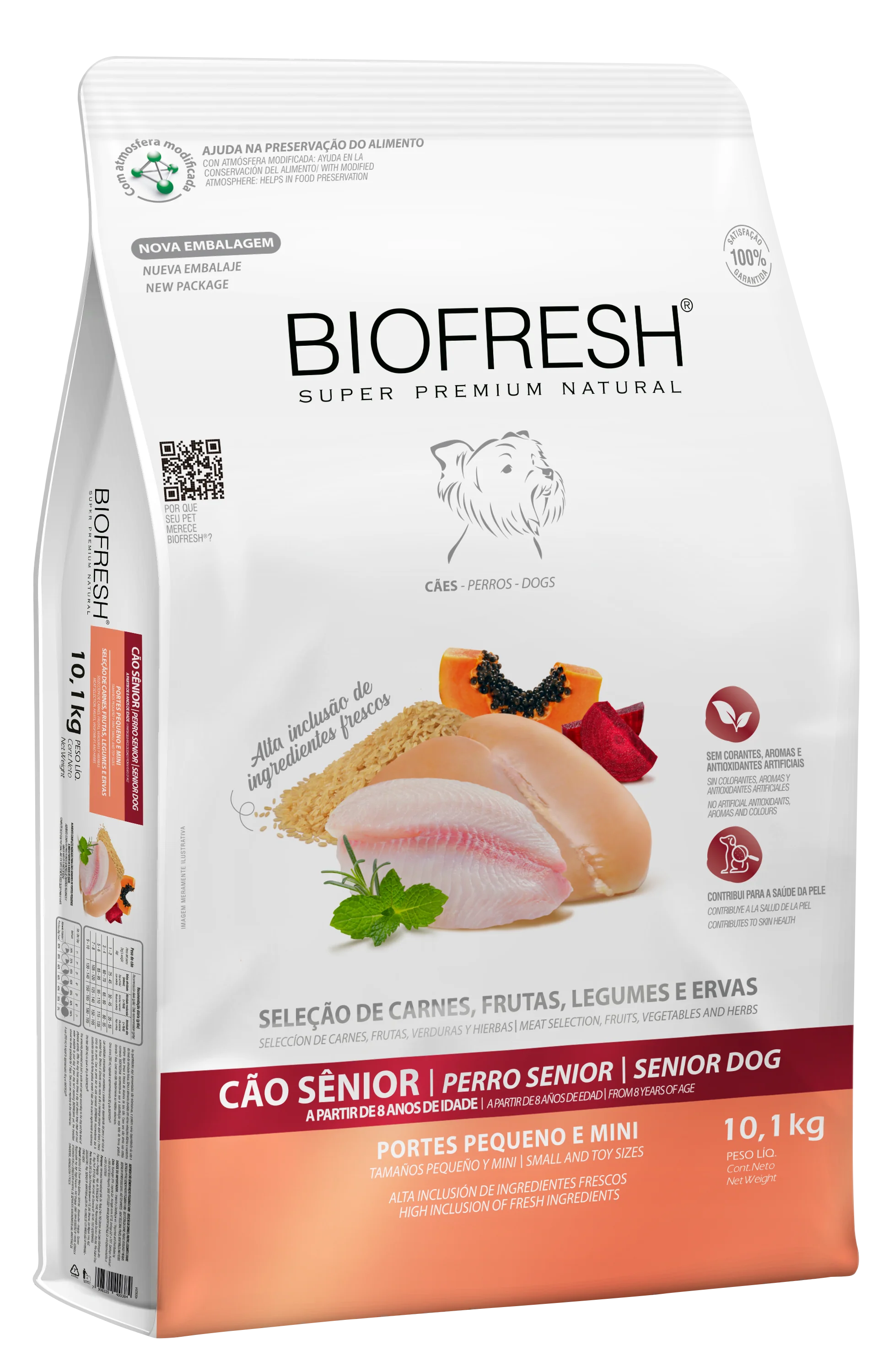 BIOFRESH PERRO Adulto SENIOR Mini MIX de Carnes bolsa x 10.1 kg