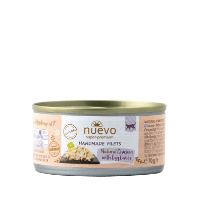 NUEVO super premium GATO Adulto Handmade Natural Pollo con cubos de Huevo