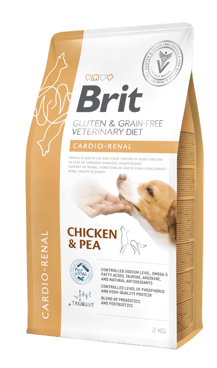 Brit GF Vet Diets DOG CARDIO - RENAL bolsa x 2 kg
